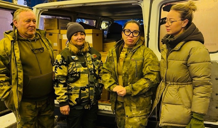 Тюменская союзница побывала с гуманитарной миссей в Донбассе