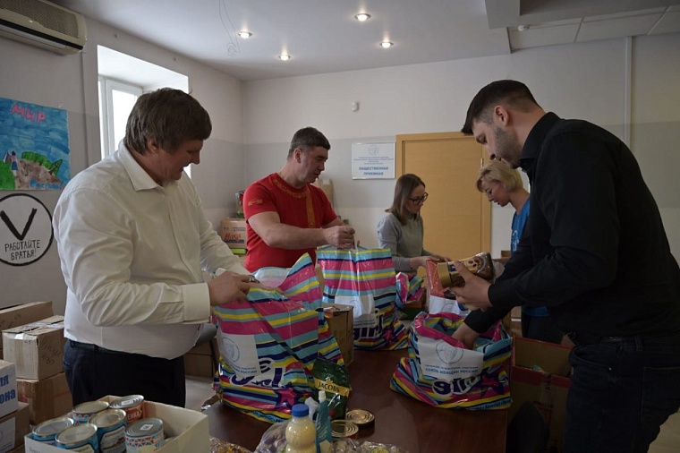 Продуктовые наборы получат семьи мобилизованных тоболяков