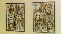 Посол культуры Союза женщин России представила уникальные работы, выполненнные нефтью
