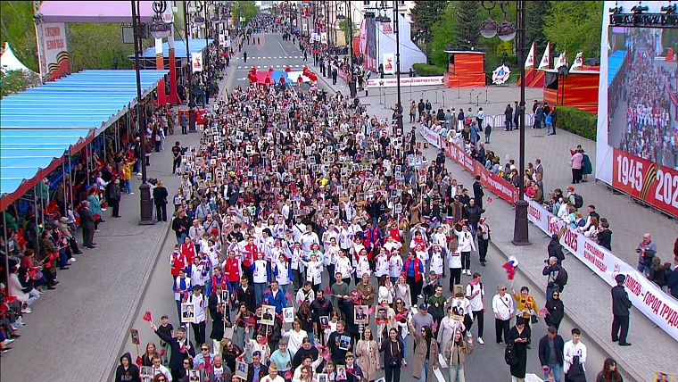 Тюменские союзницы присоединились к акции «Бессмертный полк»